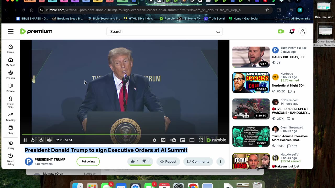 8/5/25 Trump’s Genius Act is the Gen 3:1 subtilty of Satan to get us at Rev 13:15-17? Cont.