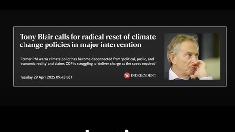 Downing Street Forces Blair to Backtrack on Net Zero Criticism