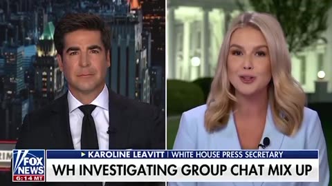 KAROLINE LEAVITT on Signal chat leak