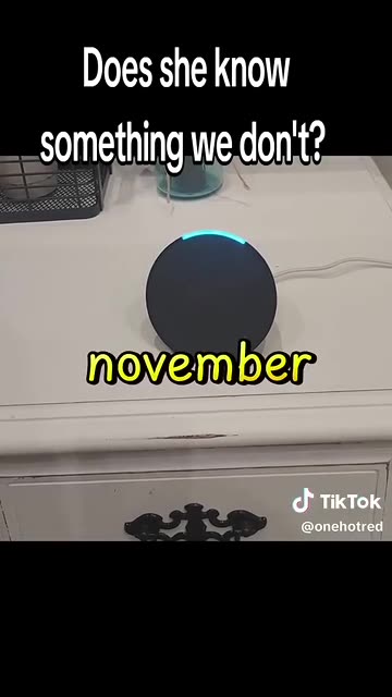 QUESTION FOR ALEXA...