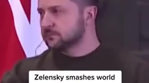 Zelensky War criminal, male hooker, drag queen dancer and drug dealer. STOP GIVING HIM MONEY