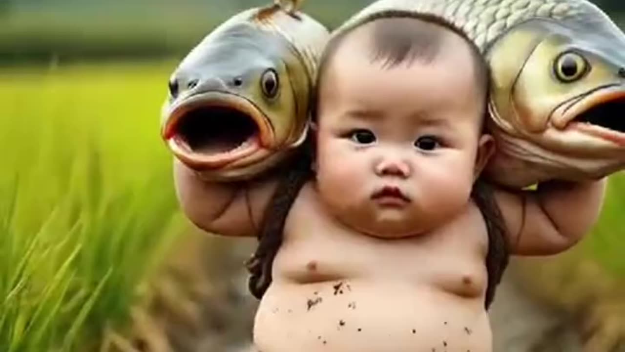 boy and fish