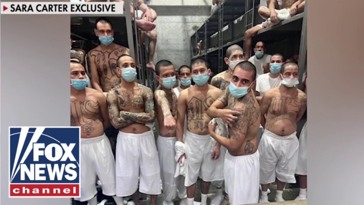 Inside mega-prison housing gang members deported by Trump