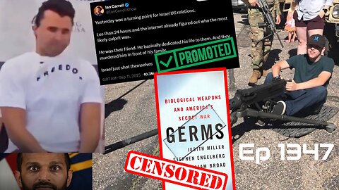 Ricochet bullet killed Charlie Kirk - Hiding Bio911Truth ? Friday Sep 12 (1347)