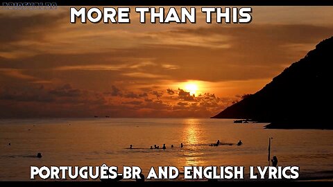 Roxy Music - More Than This - Legendado and Lyrics