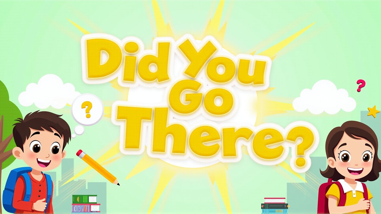 Did You Go There? – Simple Past Questions Song for Kids | Karaoke with AI Tools