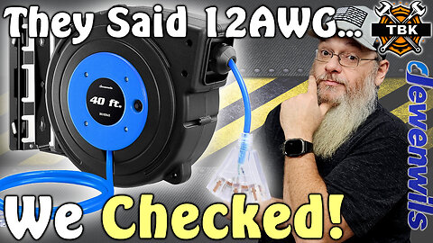DEWENWILS 40FT Retractable Cord Reel Review ⚡ Real 12AWG & Welder Tested!