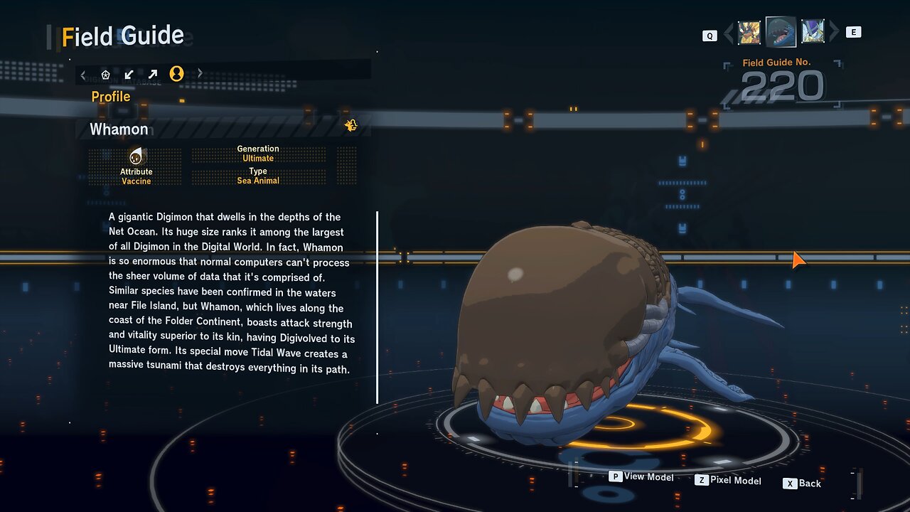 whamon all digivolution/de-digivolution/profile Digimon Story Time Stranger