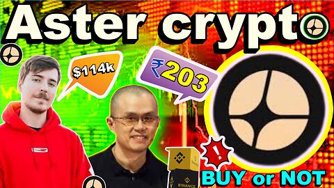 MrBast Buy Aster $114K | Aster crypto big hipe