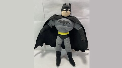 Vintage 🦇 Batman 🦇 Plushy Justice League Animated Series (2004) by Toy Works (UGC)
