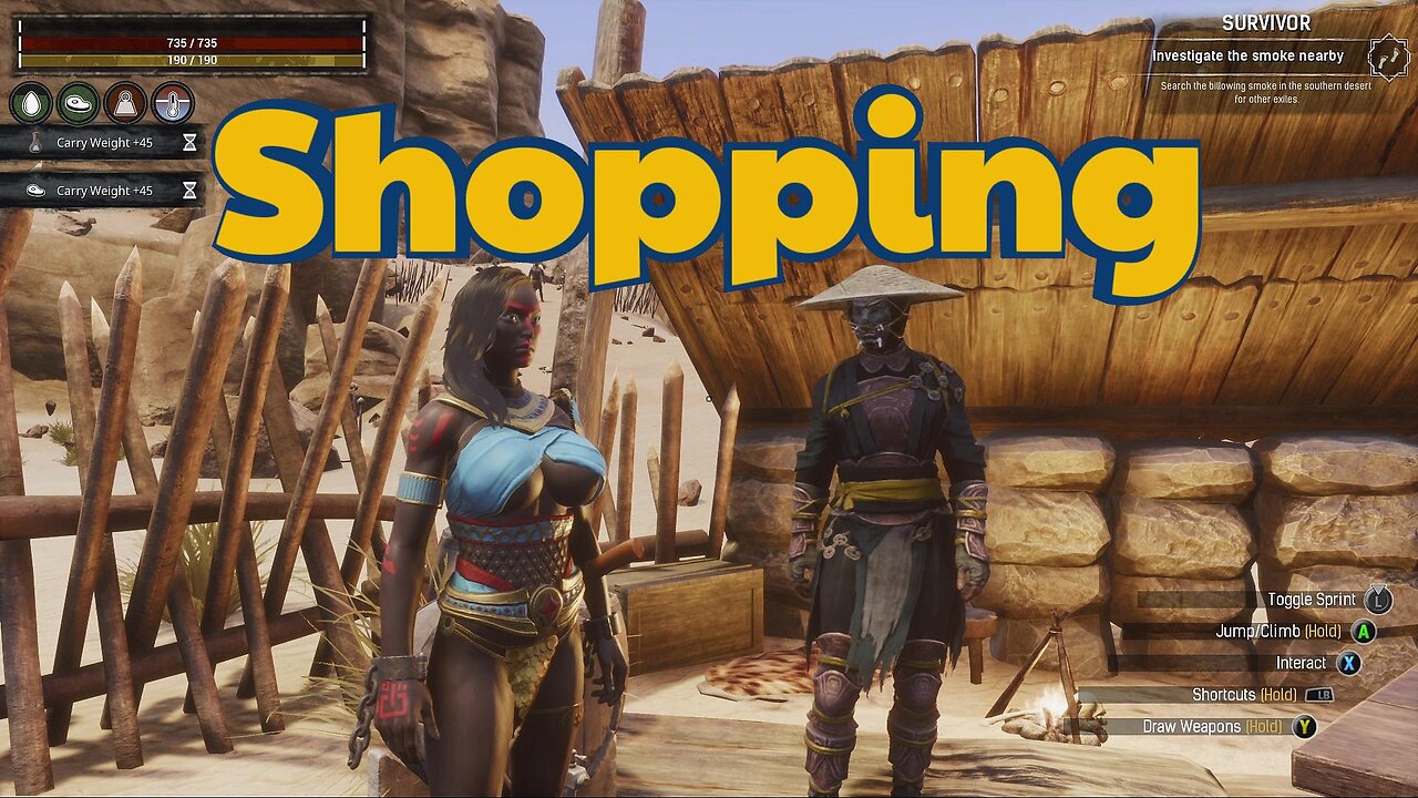 Conan Exiles beginners guide Headhunter event buying armor #Boosteroid #conanexiles