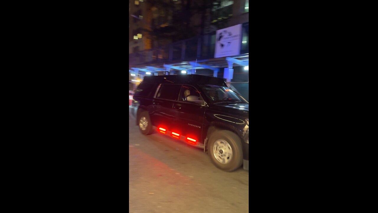 PRESIDENTIAL DRIVE BY