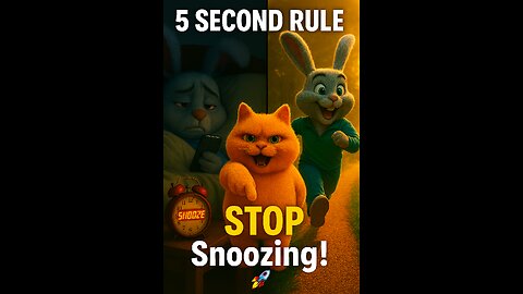 "The 5 Second Rule 🕔 | Trick Your Brain to Stop Snoozing & Take Action 🚀"