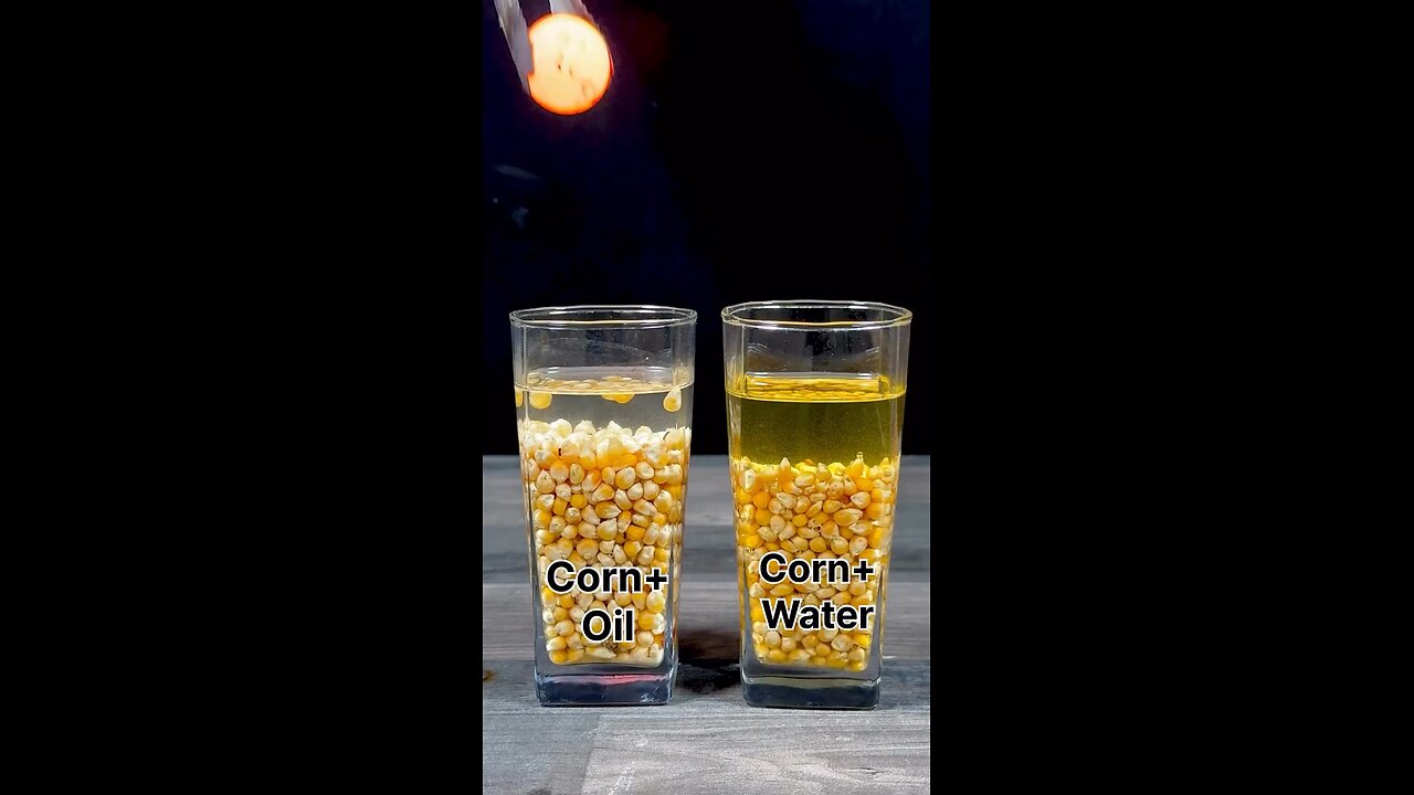 Hot mattel ball vs oiland corn & water andcorn