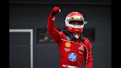 Charles Leclerc first pole position of the season at the Hungarian Grand Prix.