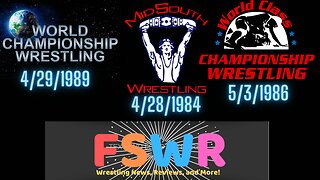 Classic Wrestling: NWA WCW 4/29/89, Mid-South Wrestling 4/28/84, WCCW 5/3/86 Recap/Review/Results