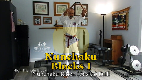 Nunchaku Kihon (Basics) Drill - Blocks I