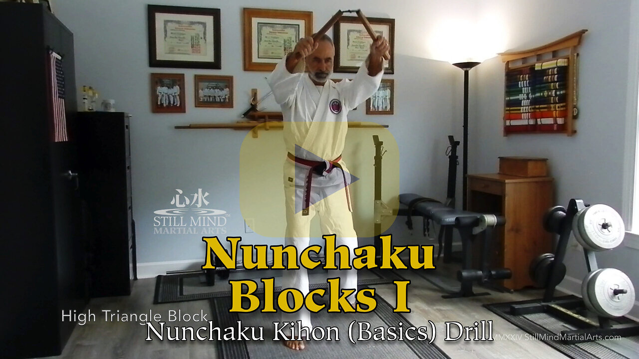 Nunchaku Kihon (Basics) Drill - Blocks I