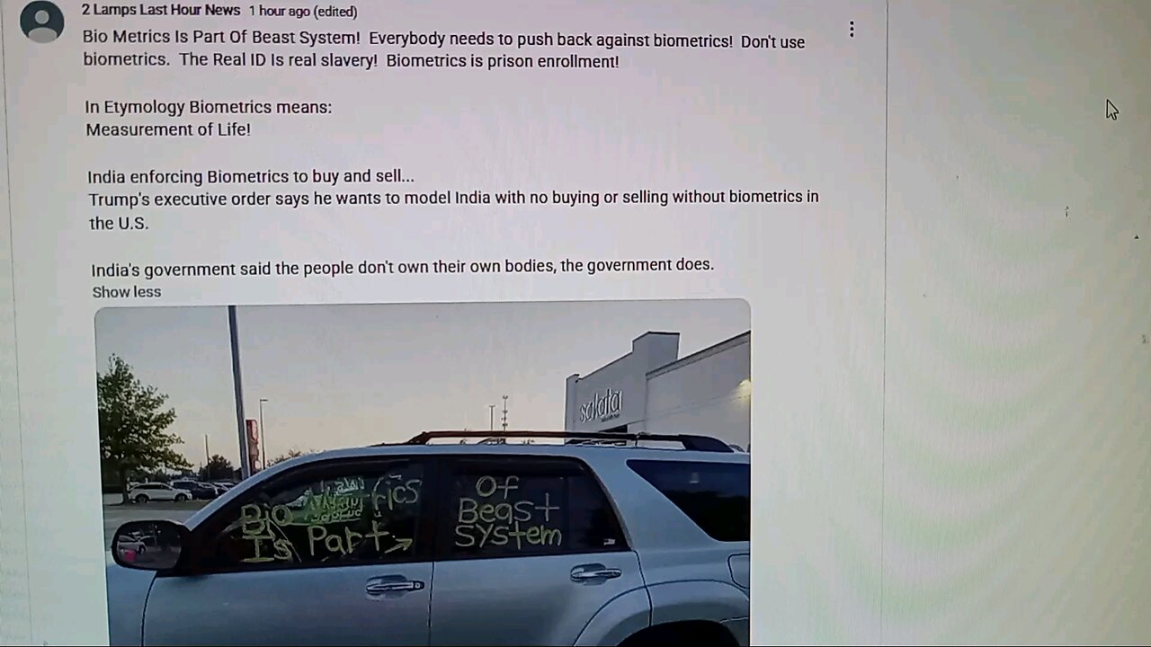 Biometrics Is Part Of Beast System! Push Back!