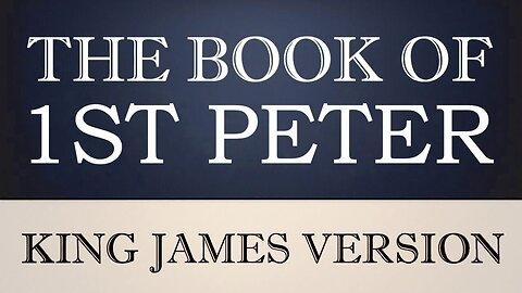 60) The Book of 1st Peter