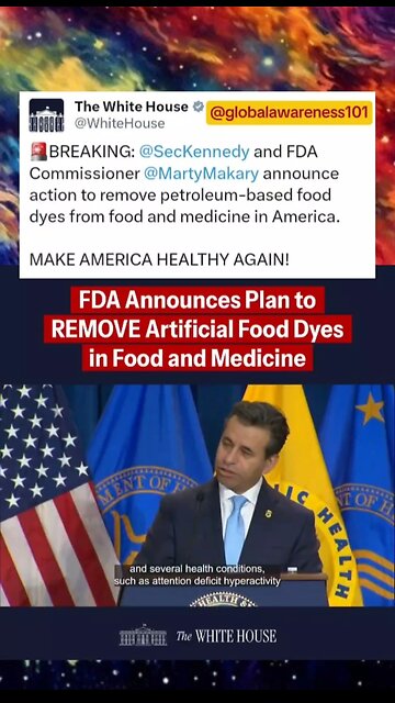 FDA announces plans to phase out petroleum-based food dyes