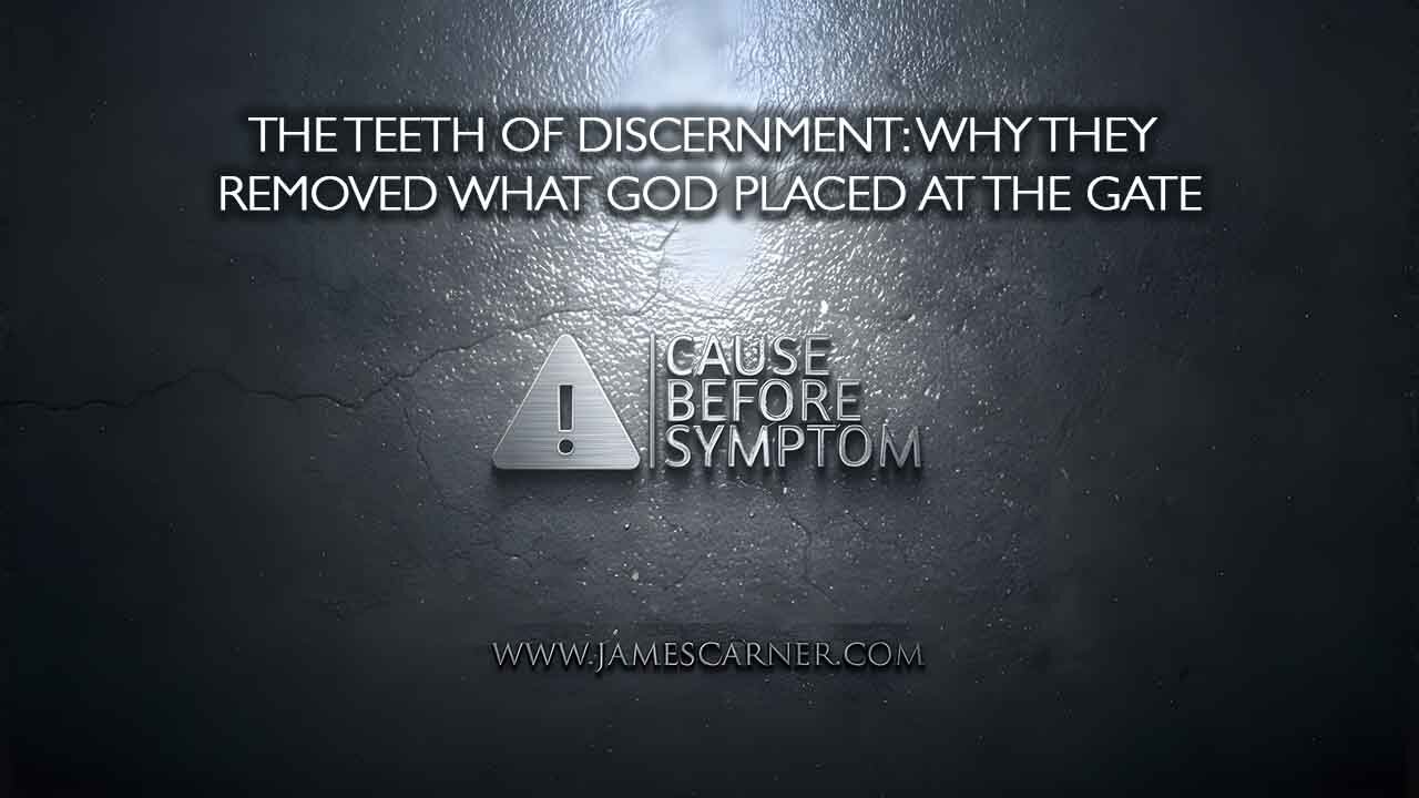 The Teeth of Discernment: Why They Removed What God Placed at the Gate