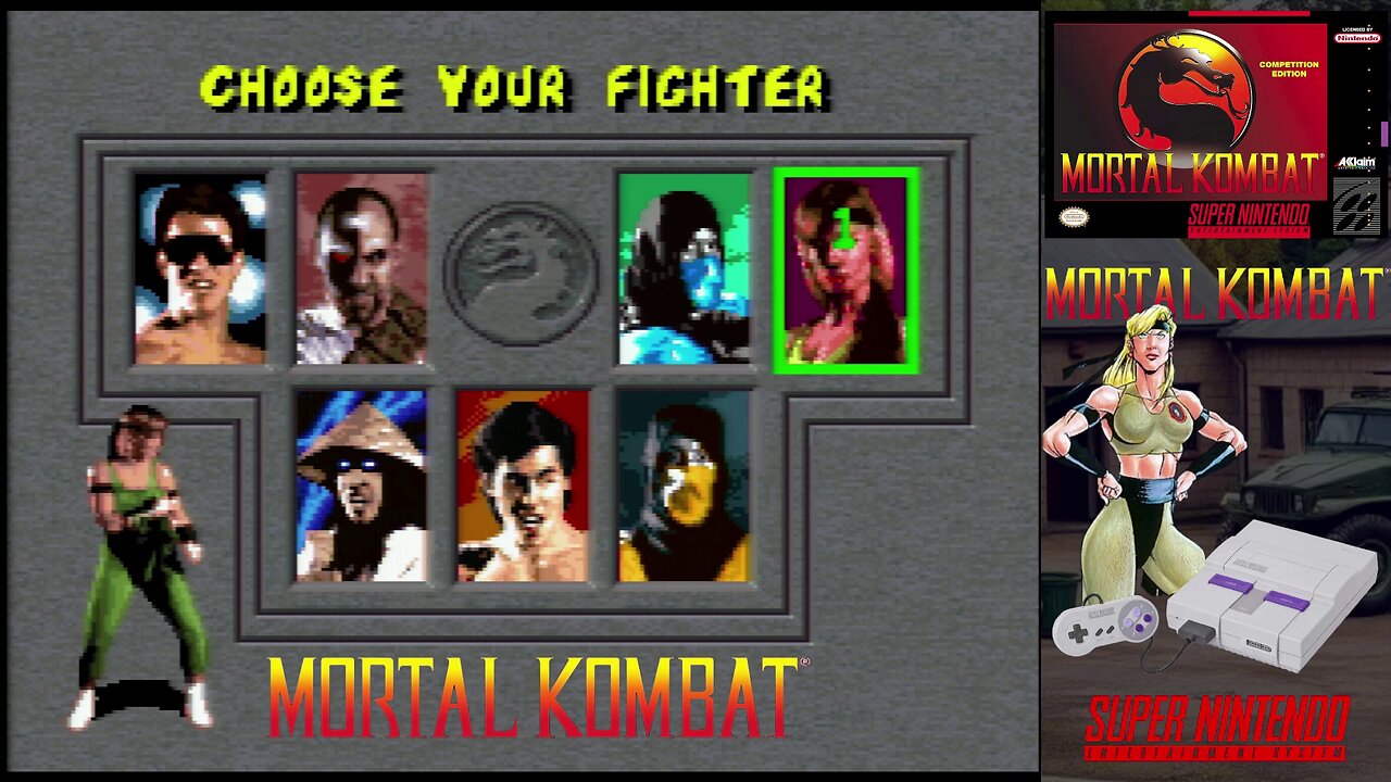 Mortal Kombat (Super Nintendo) - Sonya gameplay