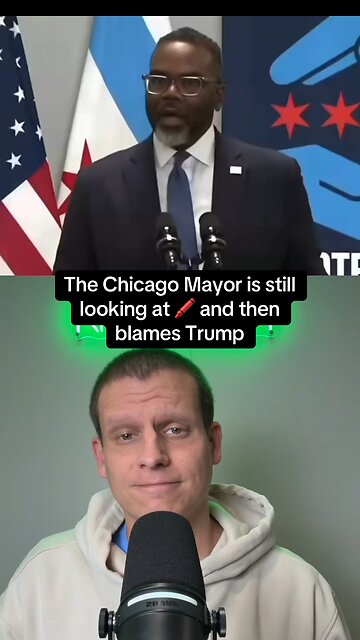 The Chicago Mayor is still looking at color and then blames Trump. He doesn’t want Trump’s help.