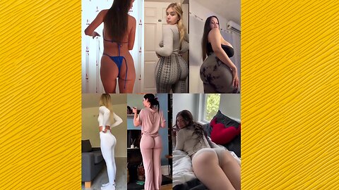 Ass compilation - Big bank tiktok challenge ❤️‍ClipchampGirls 2025