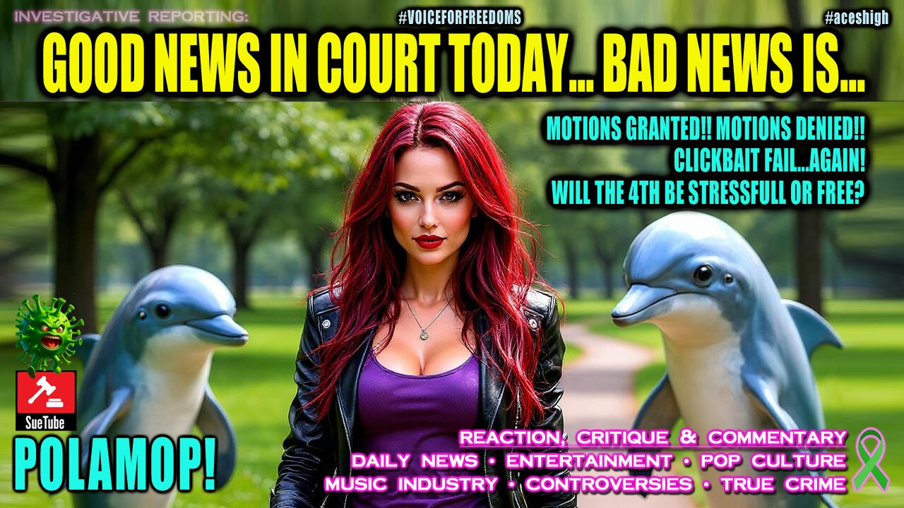 GOOD NEWS IN COURT TODAY! BAD NEWS IS...