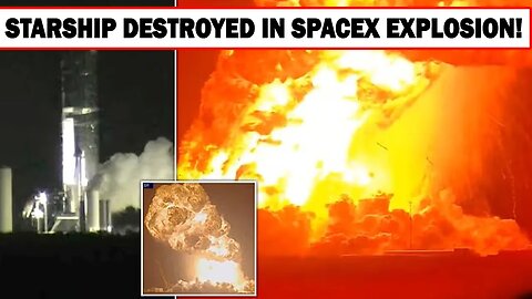 SpaceX Starship Ship 36 Explodes During Test | Shocking Fireball at Starbase Texas | NEWSDRIFT 