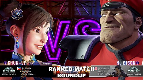 Kuya Kalbo SF6 Ranked Roundup. Chun Li Master Rank [Hori Fight Stick]