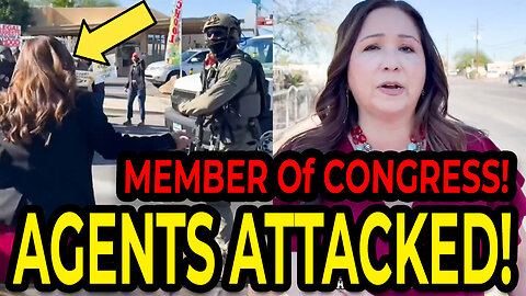 Member Of Congress Busted Joining An ICE Protest!