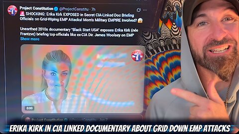 #ErikaKirk was in a CIA Linked Prepper Documentary about EMP Threats