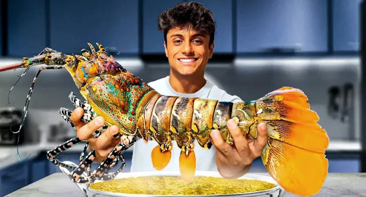 I cooked a giant lobster