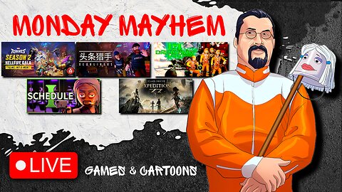 🔴MONDAY MAYHEM | GAMES & CARTOONS | MUSIC #RumbleTakeover |