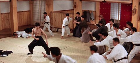 🔥 Bruce Lee Destroys Entire Dojo in Fist of Fury 💥 | One Man vs All 🥋 #Legend