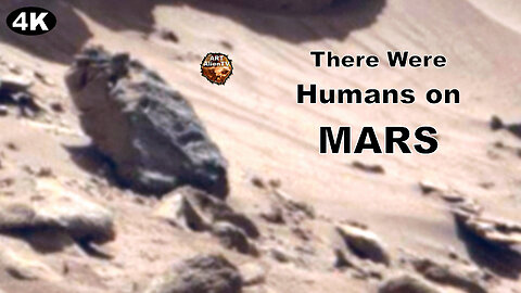 There Were Humans on MARS. Alien Statues in 4K