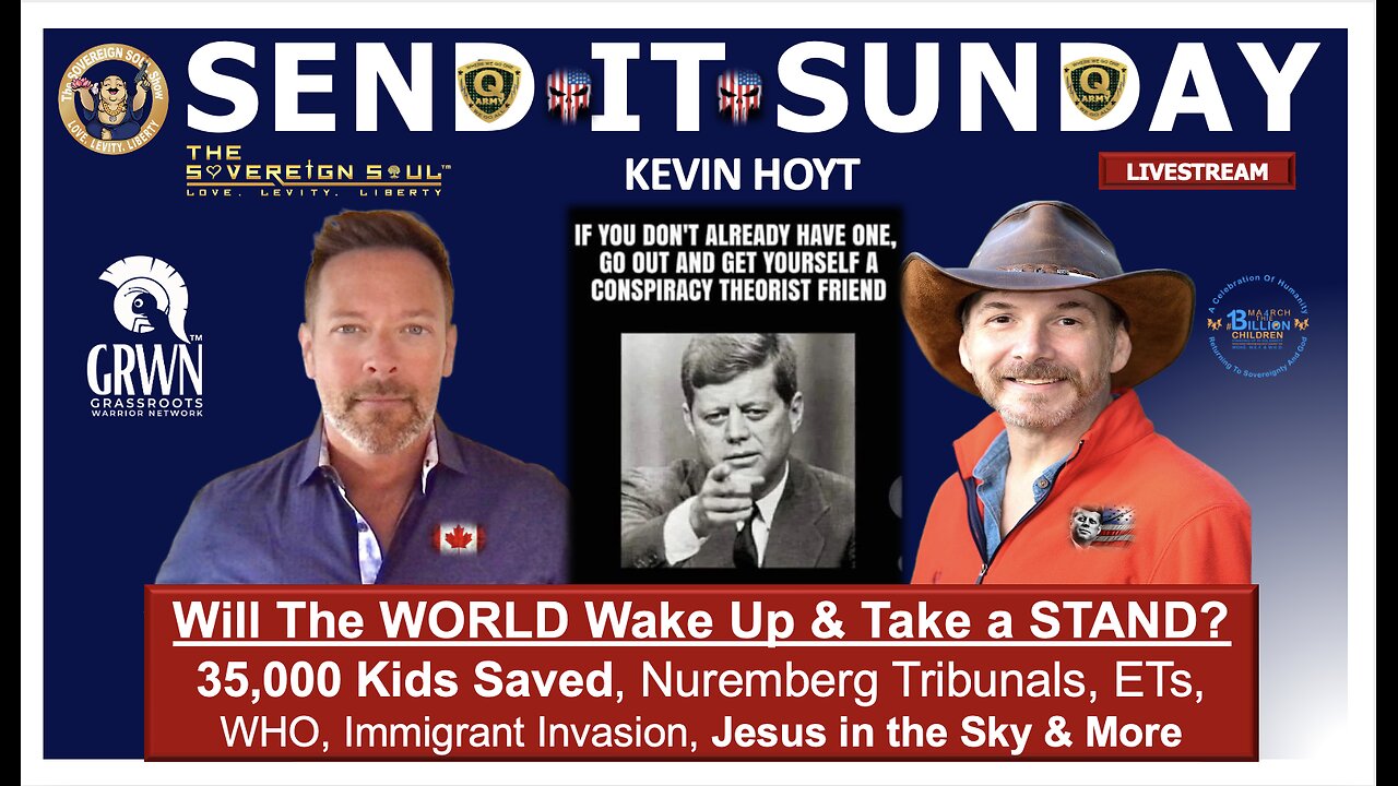 NCSWIC: 35,000 Kids Saved, Nuremberg Begins, ETs, WHO, Immigrant Invasion, Jesus in the Sky & More