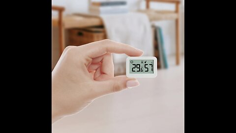 MINI Smiley Face Electronic Thermohygrometer