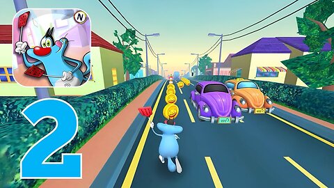 Oggy 3D Run - Gameplay Walkthrough | Fails & Funny Moment | Part 2