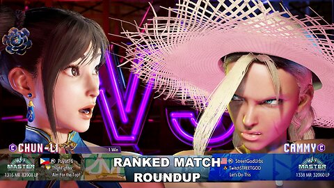Kuya Kalbo SF6 Ranked Match Roundup. Chun Li Master Rank [Hori Fight Stick]