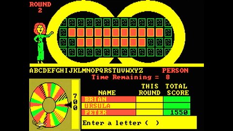 Gaming Lounge - Wheel Of Fortune (DOS, 1989)