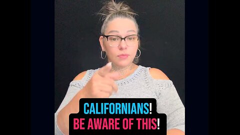 Californians - Be Aware Of This! 🤯 #ASL #signlanguage