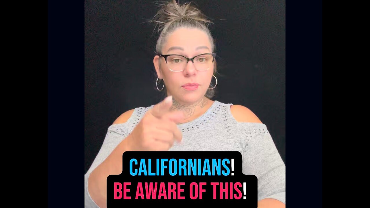 Californians - Be Aware Of This! 🤯 #ASL #signlanguage