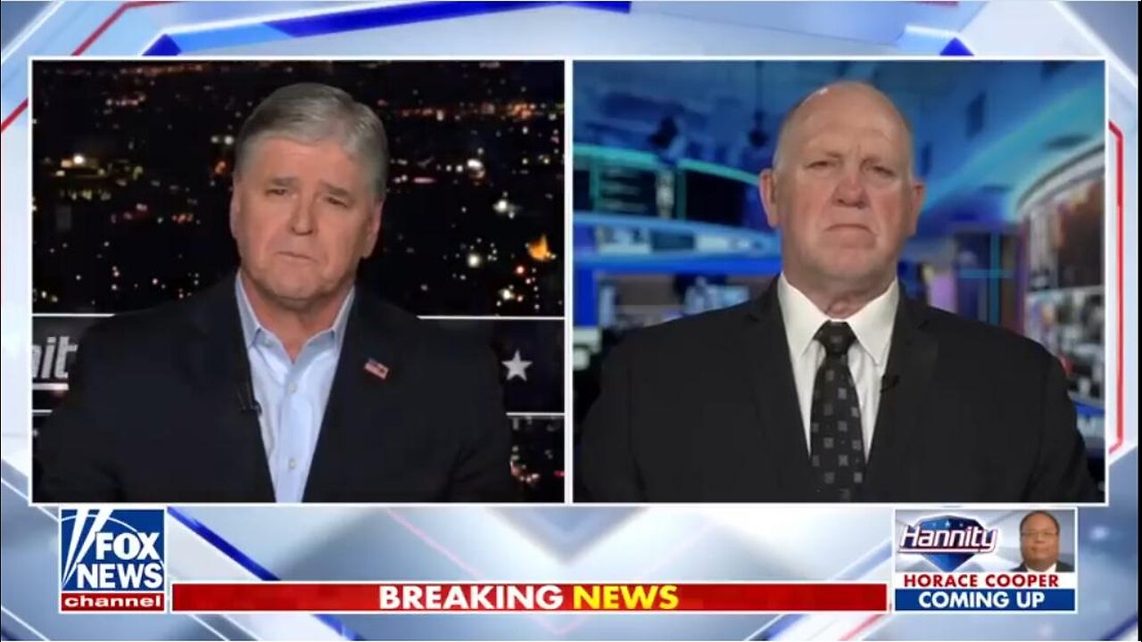 THIS YOU SCARE THE HELL OUT OF EVERY AMERICAN! ~ Tom Homan tells Hannity 6.03.25