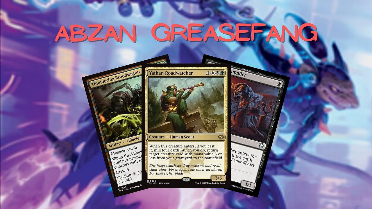 Abzan Greasefang | Magic the Gathering Arena | Tarkir Dragonstorm | Pioneer Gameplay