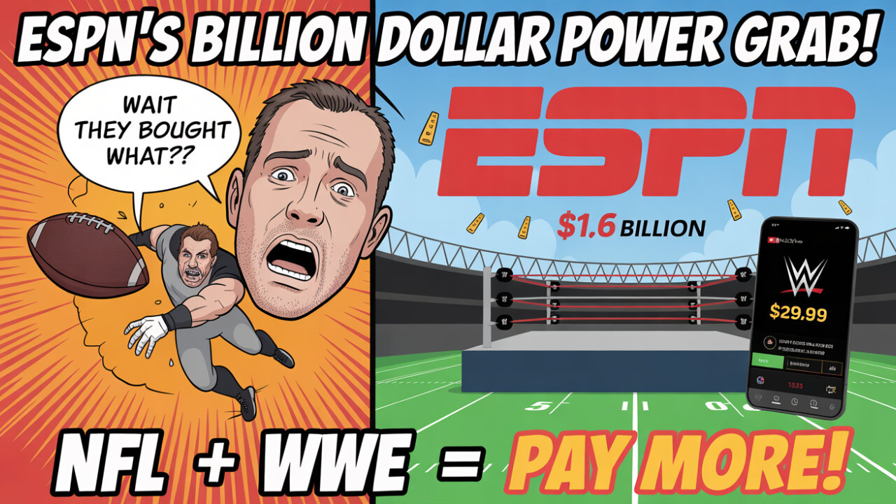 Disney Just Bought Football AND Wrestling?! ESPN’s $Billion Power Grab EXPLAINED
