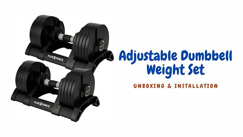 Core Fitness® Adjustable Dumbbell Weight Set Unboxing & Setup Review #shorts