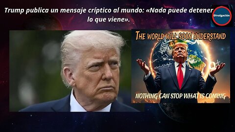 trump puvlica mensaje al mudo entero